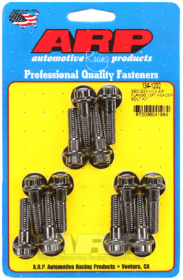 SBC/GENIII LS 3/8 flange 12pt header bolt kit