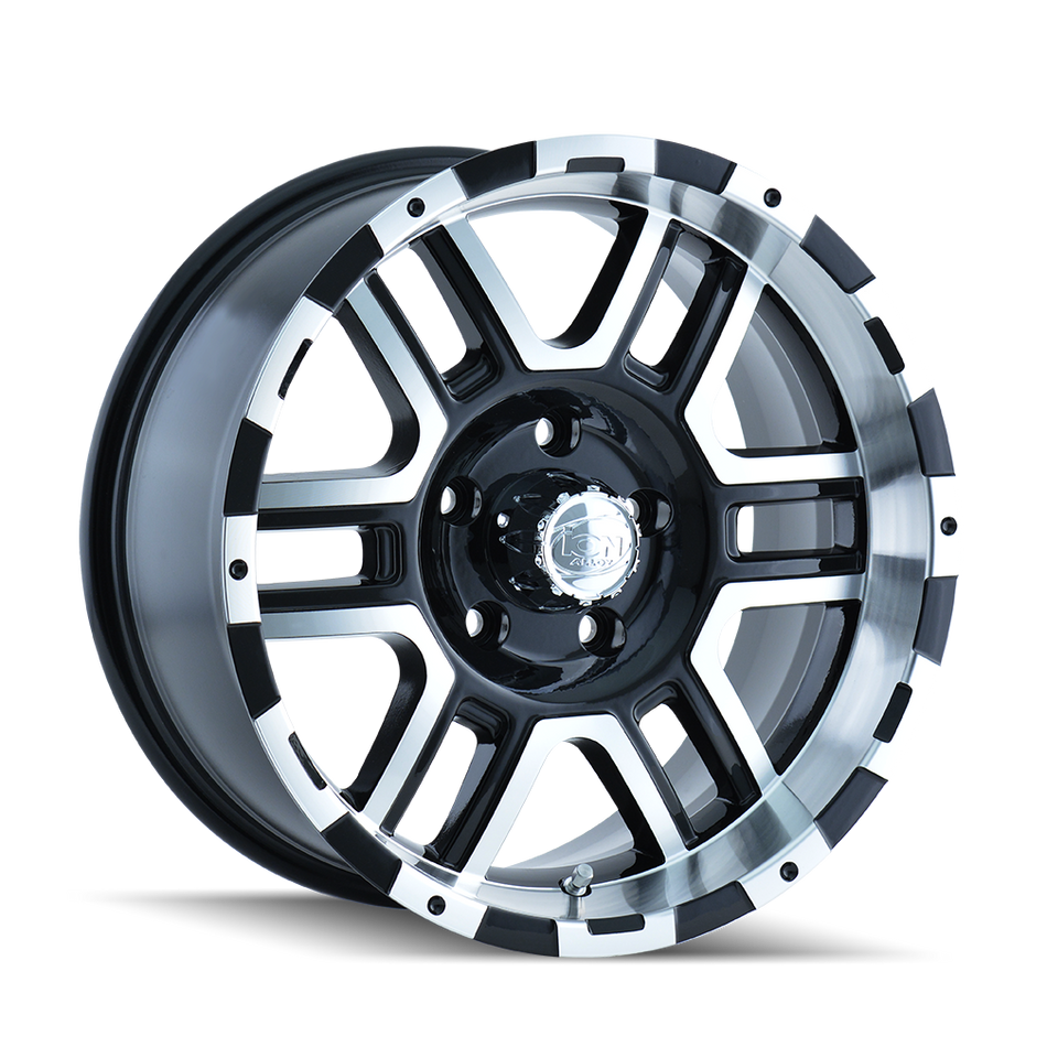 ION 179 SATIN BLACK MACHINED 17X9 5-139.7 0MM 108MM