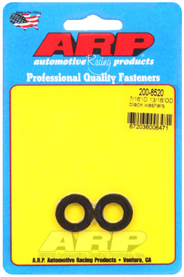 7/16 ID 13/16 OD black washers