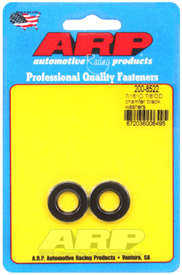 7/16 ID 7/8 OD chamfer black washers