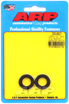 M12 ID .875 OD black washers