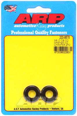 3/8 ID 7/8 OD(radiused) black washers