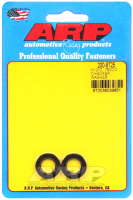 M10 ID .750 OD chamfer black washers