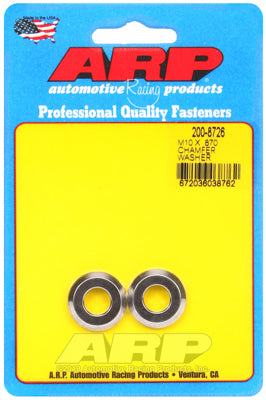 M10 ID .870 OD chamfer SS washers