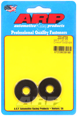 3/8 ID 1.20 OD chamfer black washers