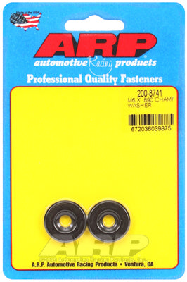 M6 ID .890 OD black washers