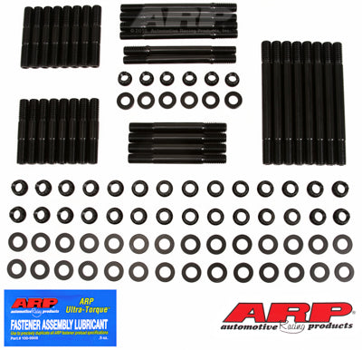 SB Chevy, w/Bowtie alum and cast block, head stud kit