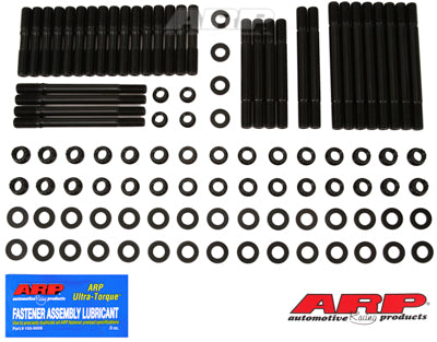 SB Chevy 16°, Rodeck alum blck, 12pt u/c studs head stud kit