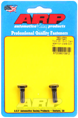 Ford 351 SVO cam retention plate bolt kit