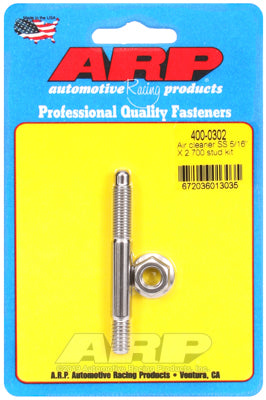 5/16 x 2.700 SS air cleaner stud kit