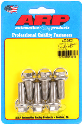 Upper blower pulley SS hex bolt kit