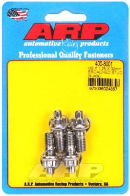 M8 X 1.25 X 32mm broached stud kit - 4pcs