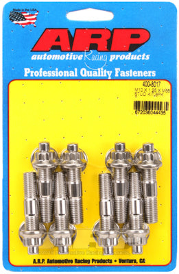 M10 X 1.25 X 55mm broached stud kit 8pcs