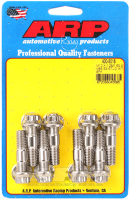 M10 X 1.25/1.50 X 48mm broached stud kit 8pcs