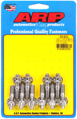 M8 X 1.25 X 38mm broached stud kit - 10pcs