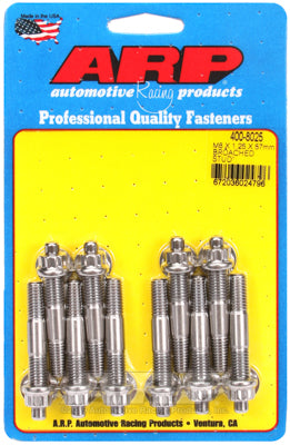 M8 X 1.25 X 57mm broached stud kit - 10pcs