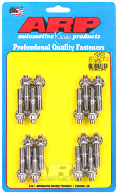 M8 X 1.25 X 45mm broached stud kit - 16pcs