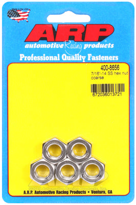 7/16-14 SS coarse hex nut kit