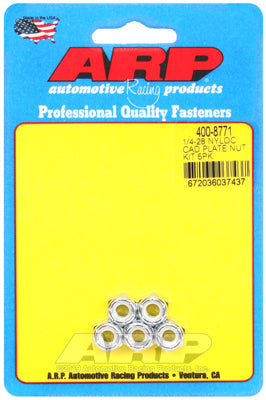 1/4-28 nyloc cad plate nut kit