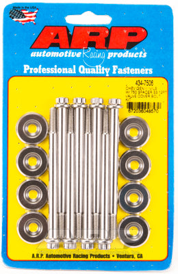 SB Chevy GENIII IV/LS w/.750 spacer SS 12pt valve cover bolt kit