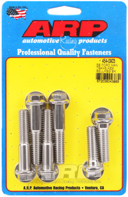 SB Ford manual trans SS hex bellhousing bolt kit