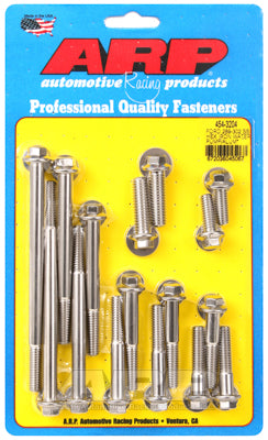 Ford 289-302 SS hex iron water pump and front cover bolt kit