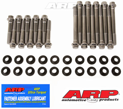 SB Ford, w/W heads, SS hex head bolt kit