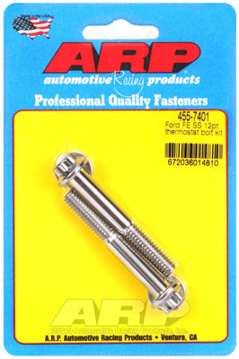 Ford FE SS 12pt thermostat bolt kit