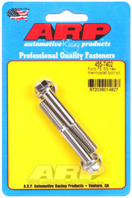Ford FE SS hex thermostat bolt kit