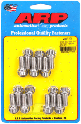 Olds 330-455 3/8" SS 12pt header bolt kit