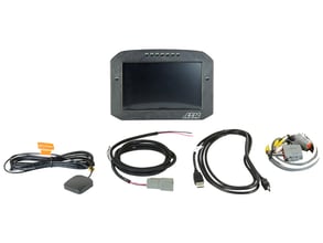 7-inch diagonal screen, carbon fiber enclosure, GPS antenna and wiring harness included, Does Not Include Buttons (See PN 30-3610)