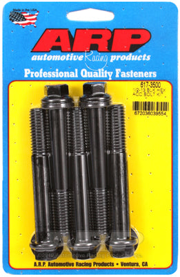 1/2-13 x 3.500 hex black oxide bolts