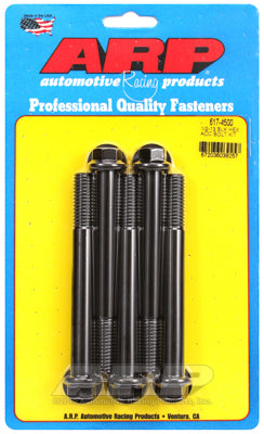 1/2-13 x 4.500 hex black oxide bolts