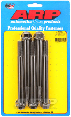 1/2-13 x 5.000 hex black oxide bolts