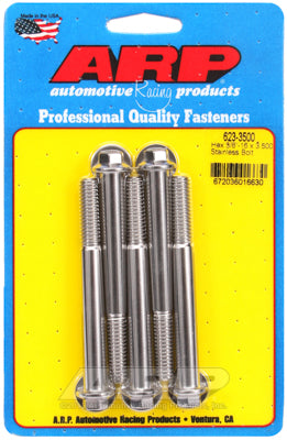 3/8-16 x 3.500 hex SS bolts