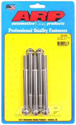 3/8-16 x 4.250 hex SS bolts