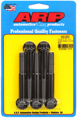 7/16-14 x 3.000 12pt black oxide bolts