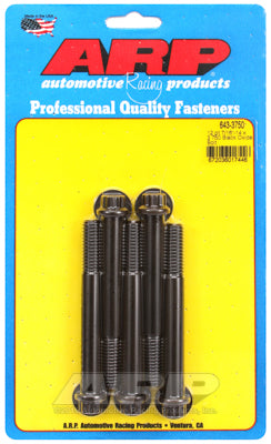 7/16-14 x 3.750 12pt black oxide bolts