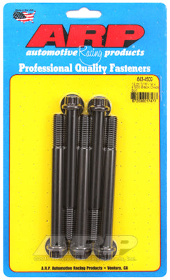 7/16-14 x 4.500 12pt black oxide bolts