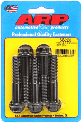 7/16-14 X 2.250 12pt 1/2 wrenching black oxide bolts