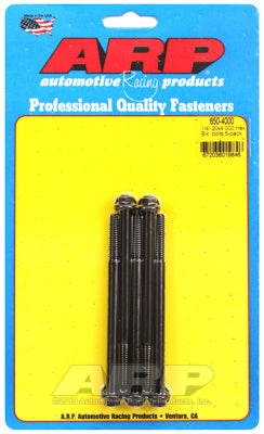 1/4-20 X 4.000 hex black oxide bolts