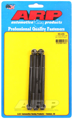 1/4-20 X 4.250 hex black oxide bolts