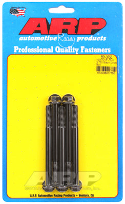 5/16-18 X 3.750 hex black oxide bolts