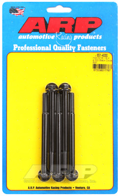 5/16-18 X 4.000 hex black oxide bolts