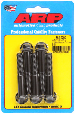 3/8-16 X 2.250 hex black oxide bolts