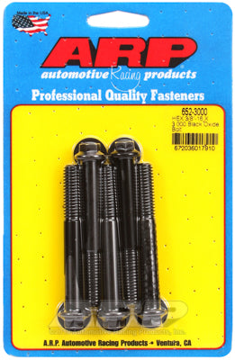 3/8-16 X 3.000 hex black oxide bolts