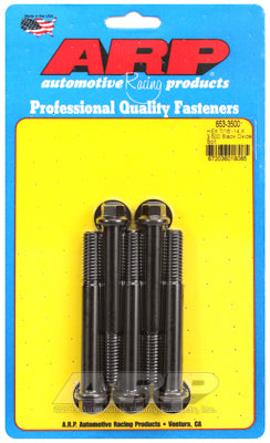 7/16-14 X 3.500 hex black oxide bolts