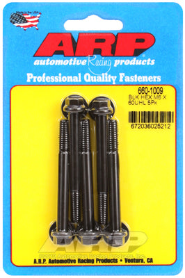 M6 x 1.00 x 60  hex black oxide bolts