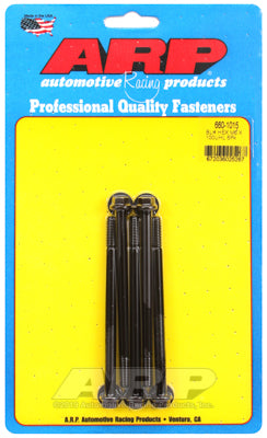 M6 x 1.00 x 100 hex black oxide bolts