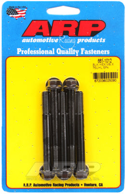 M8 x 1.25 x 75 hex black oxide bolts